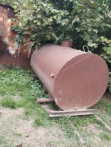 Baklar və çənlər: Dəmir yanacaq/su çəni - Horizontal silindrik konstruksiya, qalın — 2