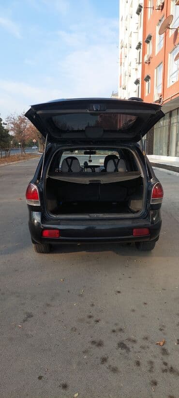 volkswagen с пробегом: Hyundai Santa Fe, qara rəng, 5 yerlik SUV. 2004 santafedi 2 turbo — 4