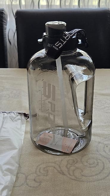 İdman qidaları: Fitnes Sport İş Kamp Gezilere Denize Sportif Termos 2500 ml — 3