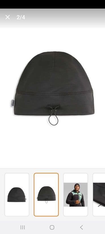 qadınlar üçün toxunma papaqlar: Papaq, Puma, One size, rəng - Qara — 2