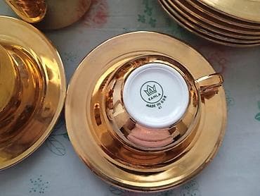 coca cola set serpi: Çay dəsti, Keramika, 6 nəfərlik, Almaniya — 9