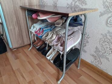 Столы и стулья: Б/у, Полка для обуви, Прямая, Россия — 2