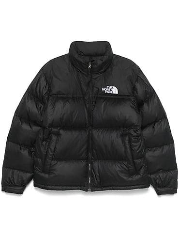 nort face: The North Face qara şişmə gödəkçə - Model: klassik puff jacket — 1