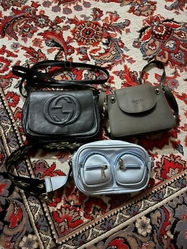 смарт рич кофе для похудения: 3 ədəd çiyin çantası dəsti Heresi 5 manata satilir - Qara çiyin — 1