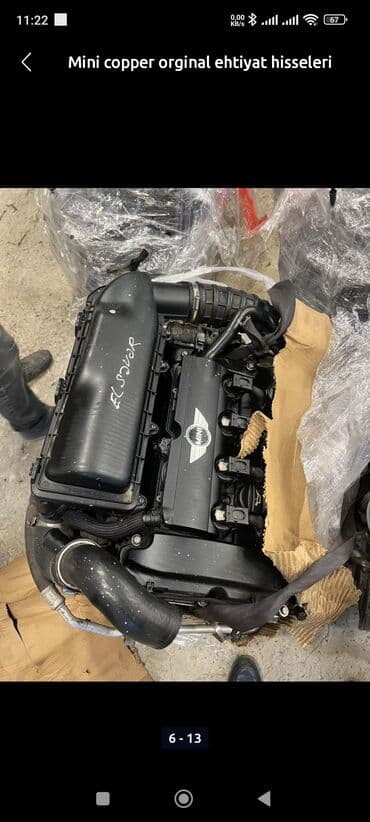 mini mator: Mini Cooper avtomobilləri üçün nəzərdə tutulmuş mühərrik. Turbo — 4