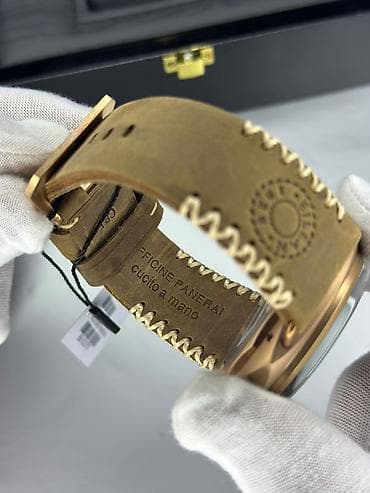 sensor saatlar: Yeni, Qol saatı, Panerai Luminor, rəng - Qızılı — 4