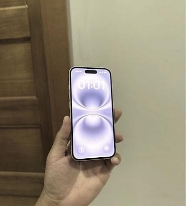 ayfon satisi: IPhone 16, 128 GB, Ağ, Zəmanət, Simsiz şarj, Face ID — 3