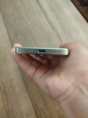 телефон fly fs457 nimbus 15: IPhone 15 Pro, Natural Titanium, Face ID — 3