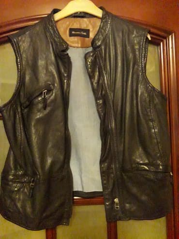 goy daş: Teze temiz deri jilet gadin ucun ( Massimo Dutti Ispaniya) — 2