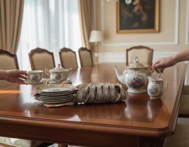 buta qab qacaq goran instagram: Çay dəsti, rəng - Qəhvəyi, Farfor, 6 nəfərlik — 2