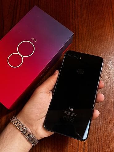a70 orjinal ekran: Xiaomi Mi 8 Lite, 64 GB, rəng - Göy, 
 İki sim kartlı — 2