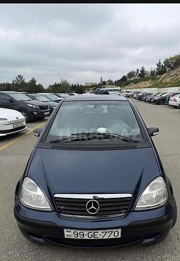 w211 arxa stop: Mercedes-Benz A-Class (W168) – A160, tünd mavi rəng. - Kuzov: 5 qapılı — 9