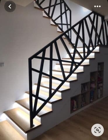 железные лестницы для дома: Лестничные перила — 10