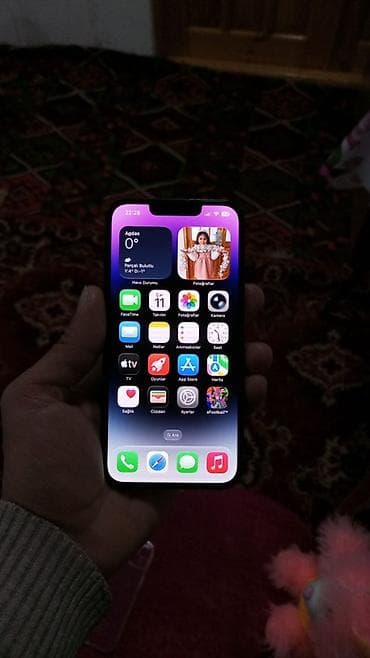 IPhone 14, 128 GB, Qara, Simsiz şarj