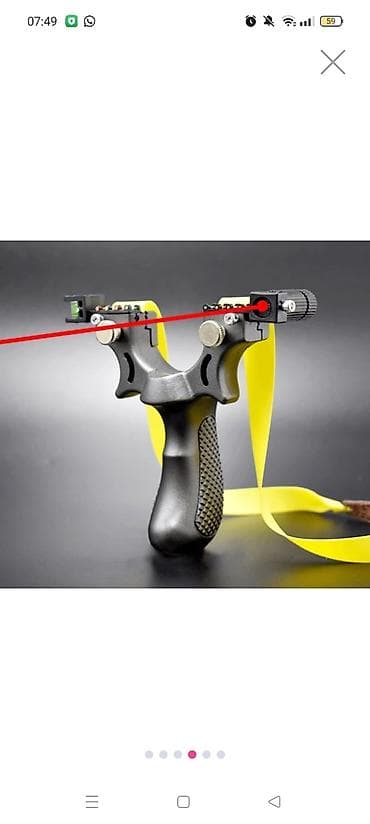 Lazer nişangahlı peşəkar qaşqaldaq (slingshot) - Korpus: erqonomik — 3
