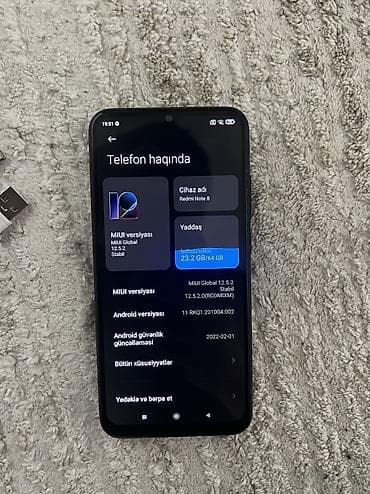 i̇pone 4: Redmi Note 8, 64 GB, rəng - Qara, Barmaq izi, Face ID — 3