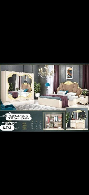 kupe şkaf: *yataq desti* 🔸Fabrikden birbaşa fabrik qiymətinə satış 🤌Hazır — 2