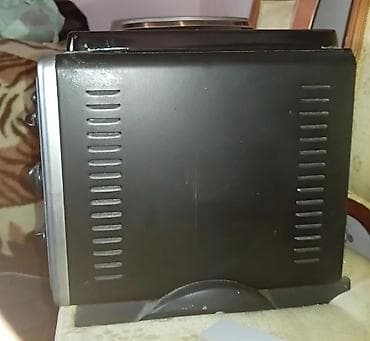 Elektronika: Elektrik mini soba və üst qismində 2 gözlü elektrik plitə - Kombinə — 3