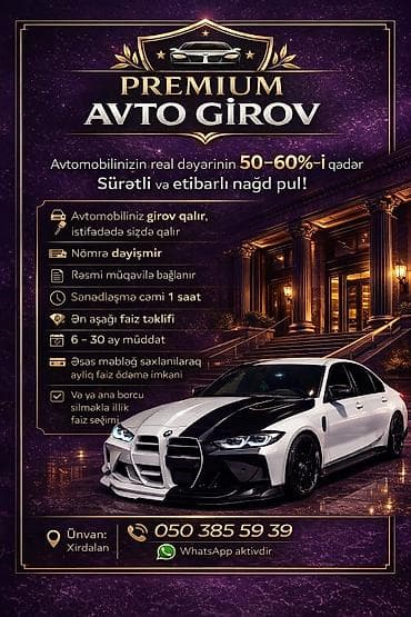 Premium Avto Girov – avtomobilinizi girov qoyaraq sürətli və etibarlı lalafo.az -da Premium Avto Girov – avtomobilinizi girov qoyaraq sürətli və etibarlı