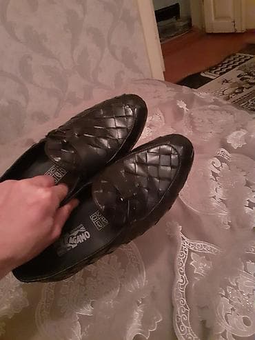 Туфли: Gencede satilir deri Ferragamo brendi Turkiye istehsalidir 90azn bir — 4