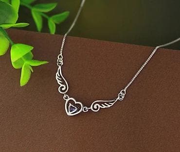 bijuteri: Xanımlar üçün incə dizaynlı boyunbağılar 2 ədəd alana metrolara — 3