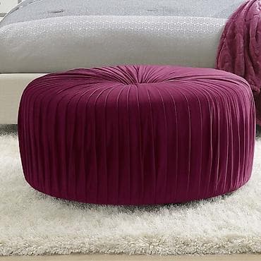 yumru masa: Yeni, Pufik oturacaq, Vеlur parça, Kredit yoxdur, Şəhərdaxili pulsuz çatdırılma — 2