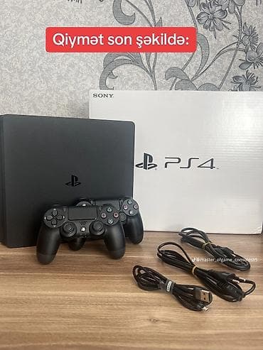 ps4 fc 24: Sony PlayStation 4 (PS4) Slim oyun konsolu Komplekt: - PS4 Slim — 1
