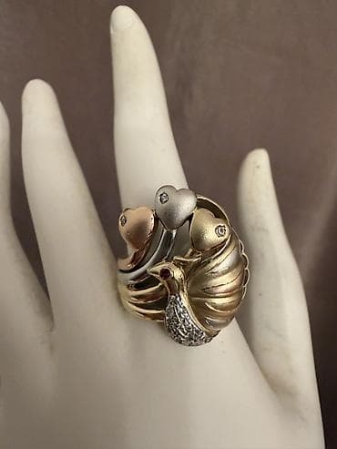 karat 585: Üzük, Sarı qızıl, Yaqut — 4