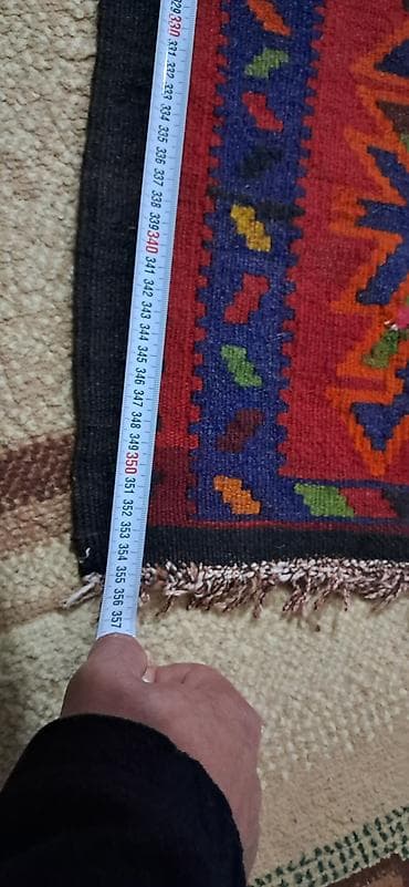 продам гантели бу: Xalça – əl toxuması, rəngarəng Qazaq/Qarabağ üslublu geometrik — 4