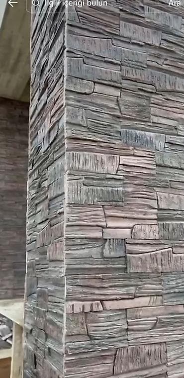 Декоративные панели для стен: Üzlük daş panelləri – dekorativ beton/daş teksturalı fasad və interyer — 6