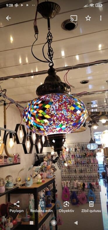 sederek cılcıraq mağazaları: Çılçıraq, 1 lampa, Şüşə — 2