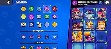 PS5 (Sony PlayStation 5): Brawl Stars hesabı – yüksək səviyyəli və tam dolu - Kupa: 65 157+ - — 5