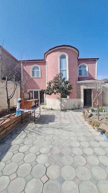 gencede heyet evler: 6 otaqlı, 180 kv. m, Kredit yoxdur, Yeni təmirli — 1