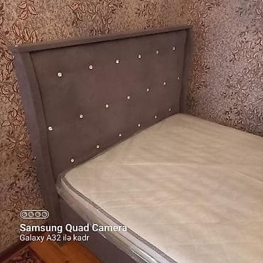 tekli yataq: Təknəfərlik çarpayı, Matras ilə, Siyirməsiz — 5