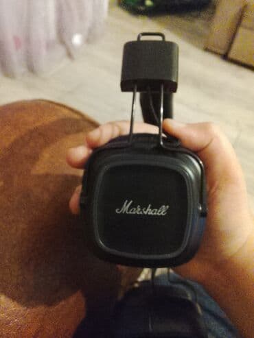 musiqi player: Simli Qulaqcıqlar, Marshall, rəng - Qara — 1