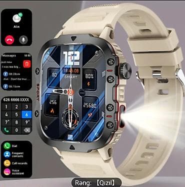 Smart saat, Smart, Sensor ekran, rəng - Bej