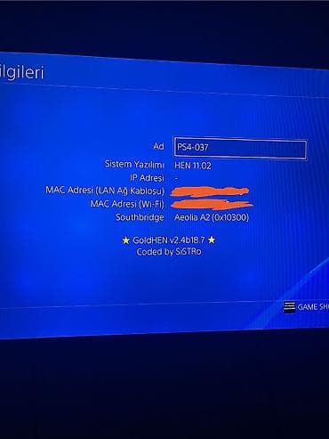 2 tb: Playstation 4 ideal vəziyyətdə heç bir problemi yoxdu. Servis — 2