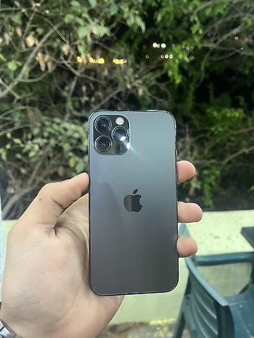 IPhone 12 Pro, 128 GB, Graphite, Simsiz şarj, Face ID