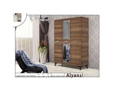 4 qapılı dolablar: Yeni, Açılan, 3 qapılı Düz dolab, Qarderob, paltar dolabı, Türkiyə — 1