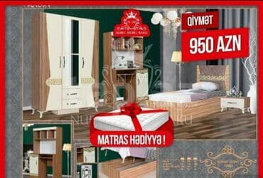 usaq ucun novruz xoncasi: Oğlan və qız üçün, Yeni, Təknəfərlik çarpayı, Dolab, Tumba — 7