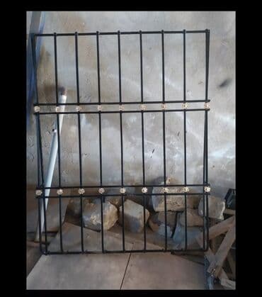 решетки на окна: Pəncərə üçün nəzərdə tutulmuş bu metal barmaqlıqlar əlavə — 7