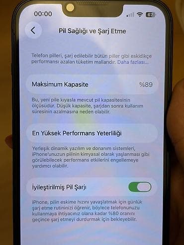 iphone temiri: IPhone 14, 128 GB, Midnight, Simsiz şarj — 7