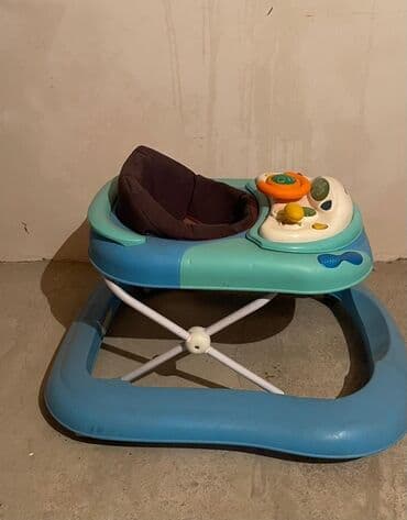 Uşaq gəzdirəni (walker) – DELIJAN - Rəng: mavi/yaşıl korpus, tünd