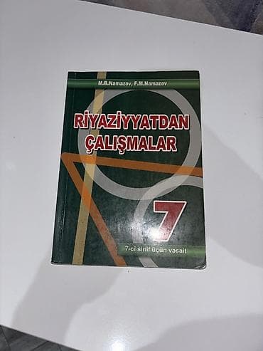 Kitablar və jurnallar: Kitab: Riyaziyyatdan Çalışmalar – 7-ci sinif üçün vəsait Müəlliflər — 1