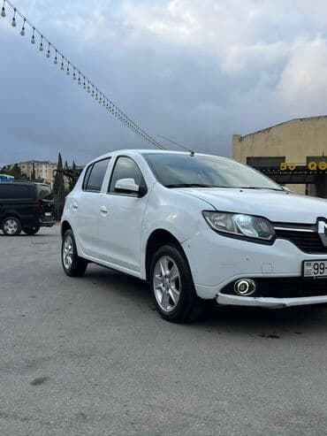 Qazanlar: Renault Sandero, ağ rəng, 5 qapılı hetçbek. Texniki və dizayn — 4