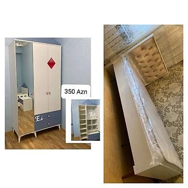 Uşaq mebeli: Dolab carpayi sifarisle yigilir. Reng secimleri var Fabrik — 1