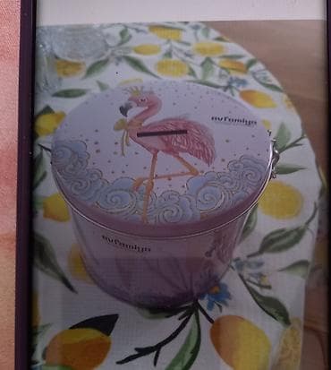 Flamingo temalı fincan və metal qutu dəsti - Dizayn: Pastel lalafo.az -da Flamingo temalı fincan və metal qutu dəsti - Dizayn: Pastel