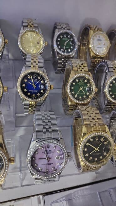 cütlük qolbaq: Yeni, Qol saatı, Rolex, rəng - Mavi — 8