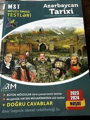 anar isayev az tarixi test pdf: Azərbaycan Tarixi – MST Mövzu Sınaq Testləri (2023–2024 nəşri) - — 1