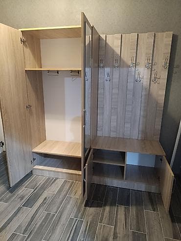 balta bıcaq: Yeni, 2 qapılı, Güzgülü, Digər rəng, Digər material, Açılan, Düz dolab — 2